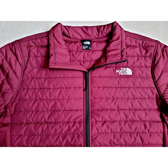 NWT The North Face Canyonlands Hybrid Alpine Plum Slim Fit Puffer Jacket XXL - Picture 5 of 11